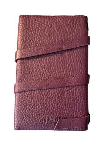 Portland Leather Large Plum Wrap Journal