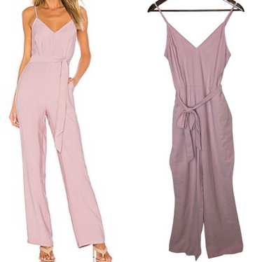 Lovers + Friends Jenny Dress Jumpsuit Belted Wide 