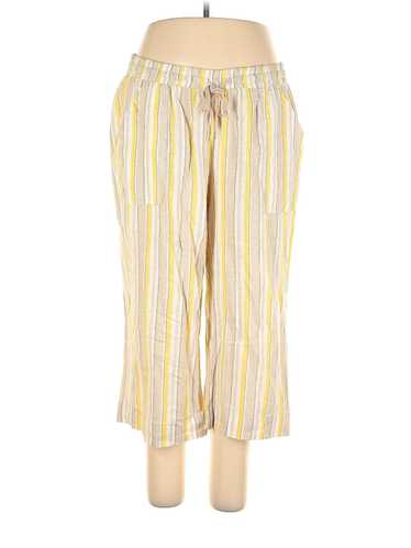 Land' n Sea Women Yellow Linen Pants 1X Plus