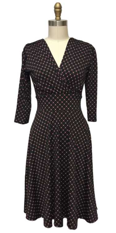 Karina Dresses Megan Dress - Cranberry Cross Dot