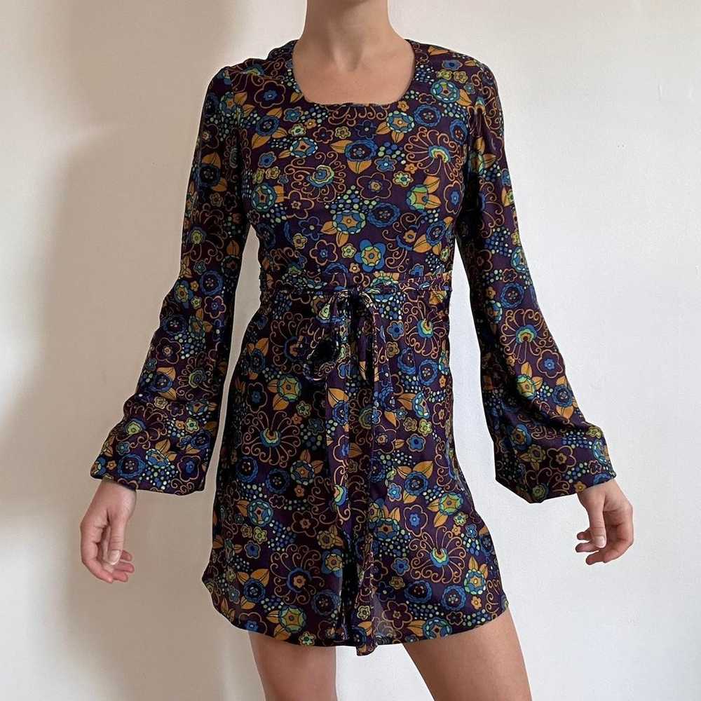 Vintage 70’s Purple GoGo Dress - image 4