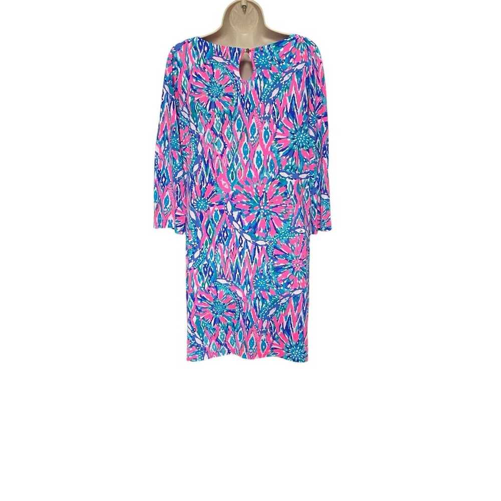 Lilly Pulitzer Size Large 3/4 Sleeve Bay Dress Ti… - image 3