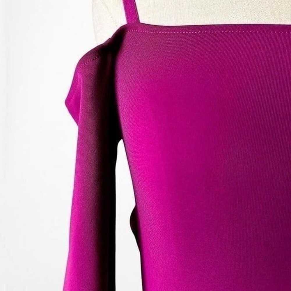 Zara Purple Long Sleeve Off The Shoulder Knit Mid… - image 7