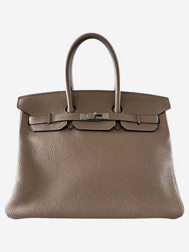 Hermes Hermes Etoupe Clemence Birkin 35