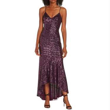 VINCE CAMUTO Sequin High Low Gown