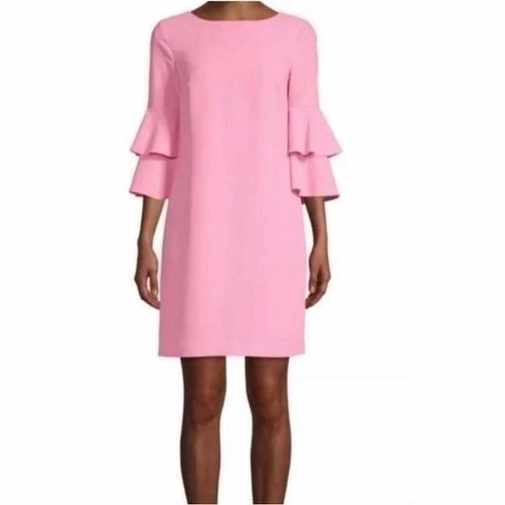 Trina Turk Leona Tiered Ruffle Sleeve Shift Dress… - image 2