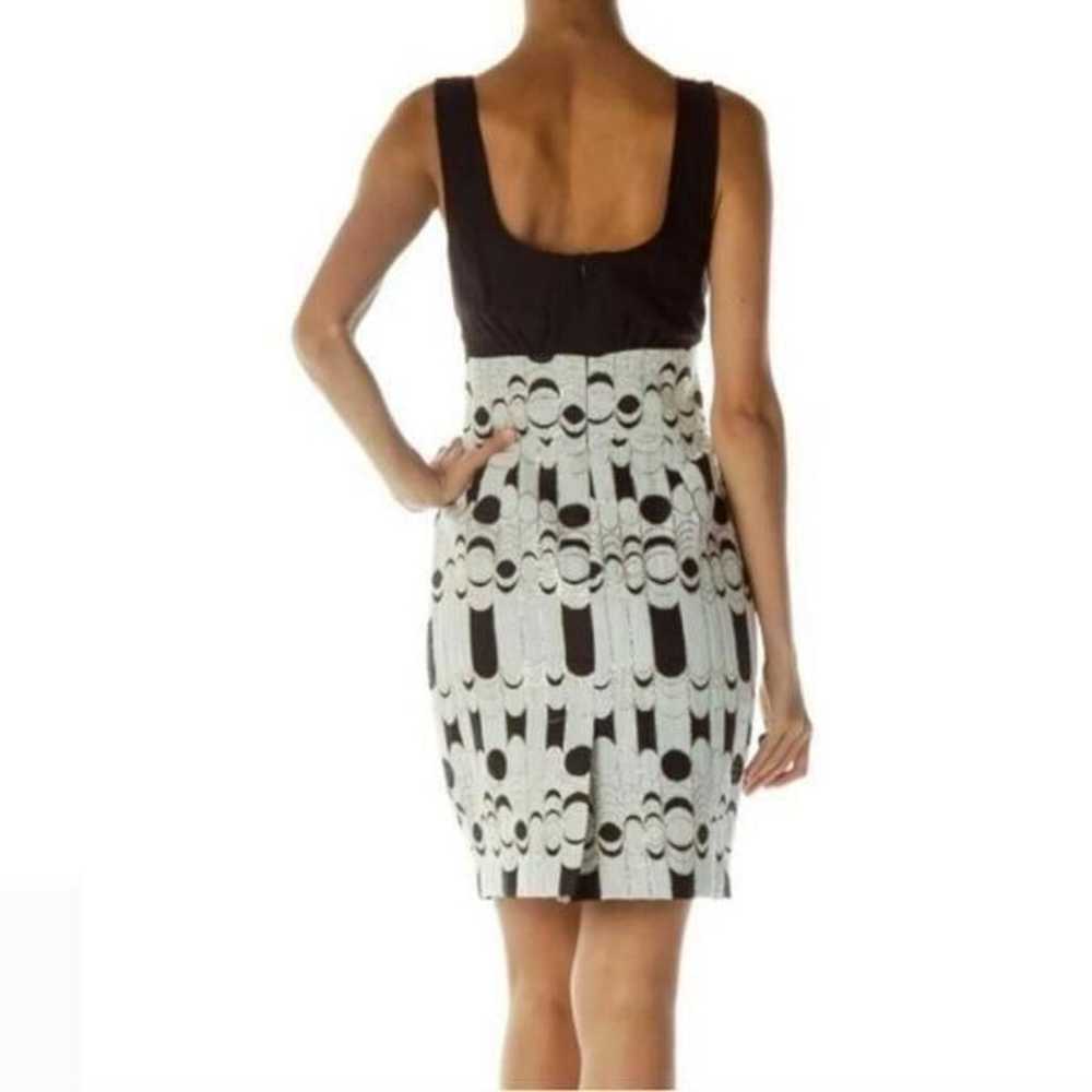 TRINA TURK Cocktail Dress - Size 4 - Black & Whit… - image 2