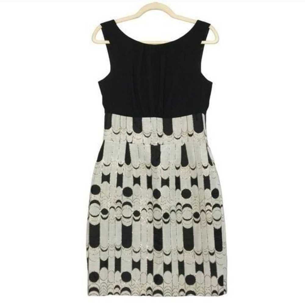 TRINA TURK Cocktail Dress - Size 4 - Black & Whit… - image 4