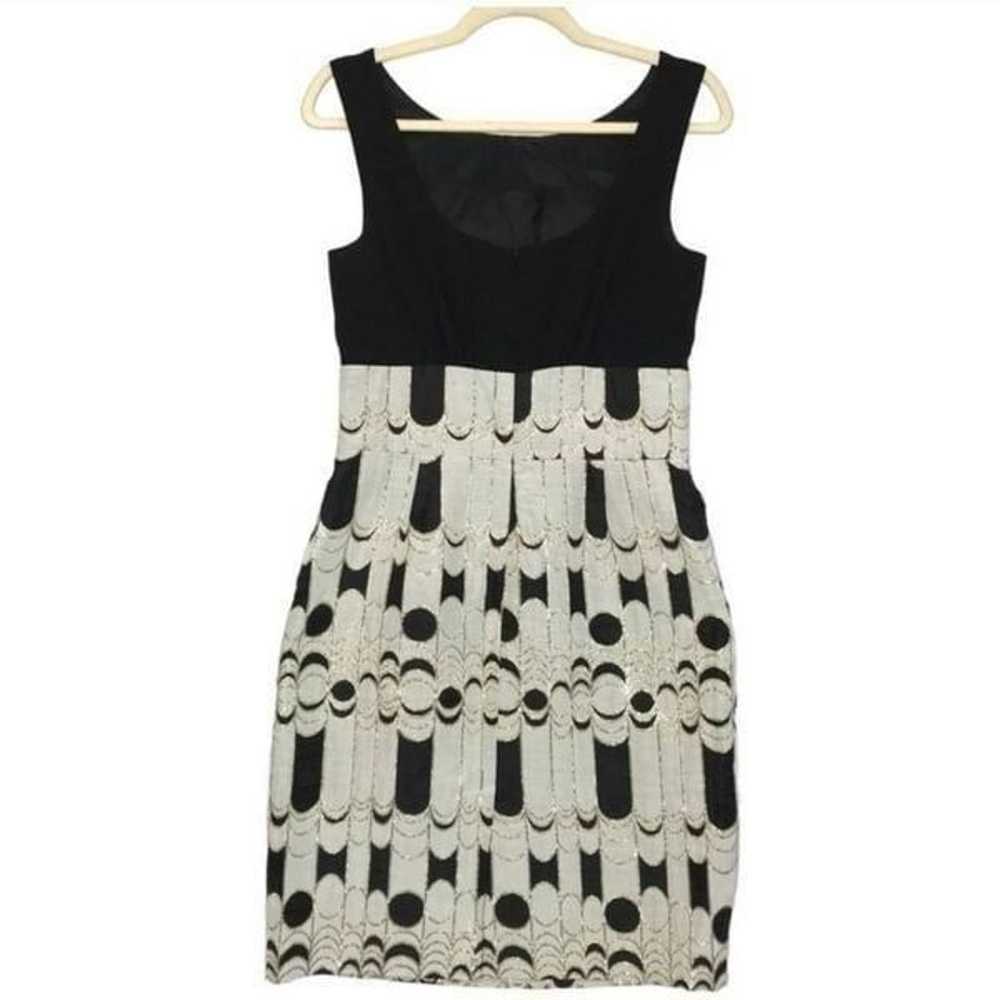 TRINA TURK Cocktail Dress - Size 4 - Black & Whit… - image 5