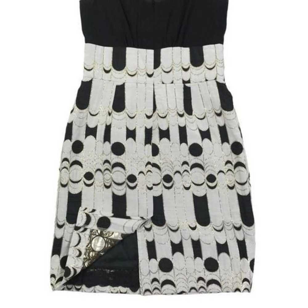 TRINA TURK Cocktail Dress - Size 4 - Black & Whit… - image 7