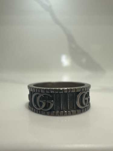 Gucci Gucci Sterling Silver GG Marmont Ring