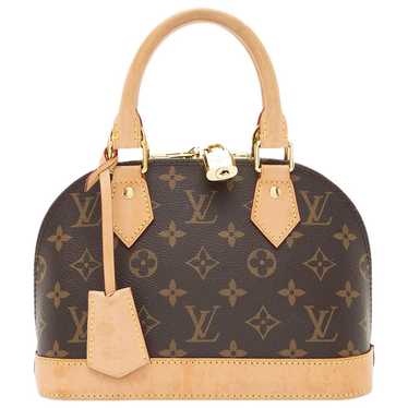 Louis Vuitton Alma cloth satchel