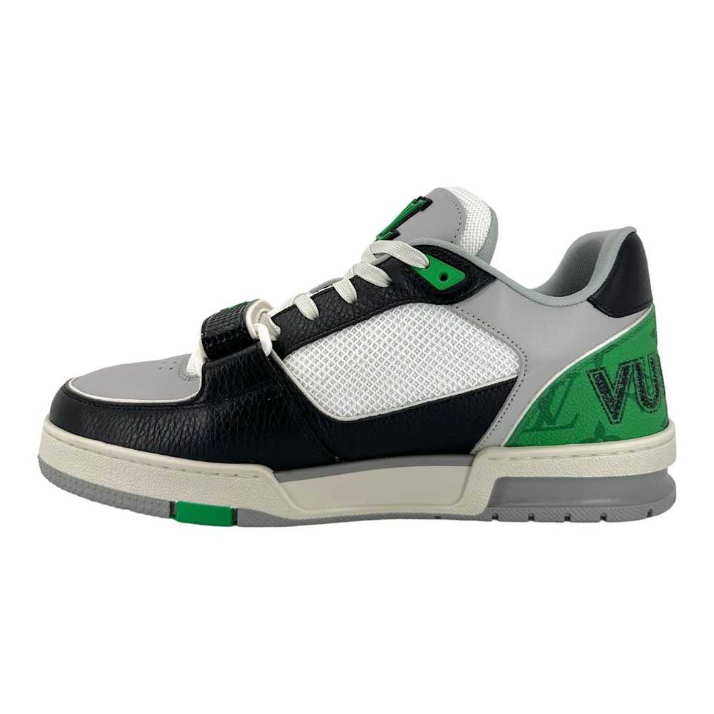 Louis Vuitton LV Trainer Strap Black Green Mesh - image 3