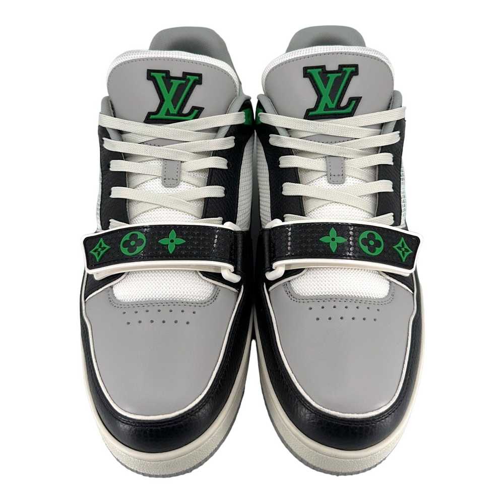 Louis Vuitton LV Trainer Strap Black Green Mesh - image 5