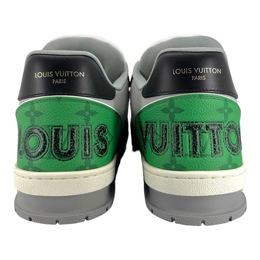 Louis Vuitton LV Trainer Strap Black Green Mesh - image 6