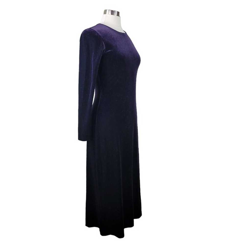 Vintage 90s Velvet Dress size Medium Sexy Velour … - image 4