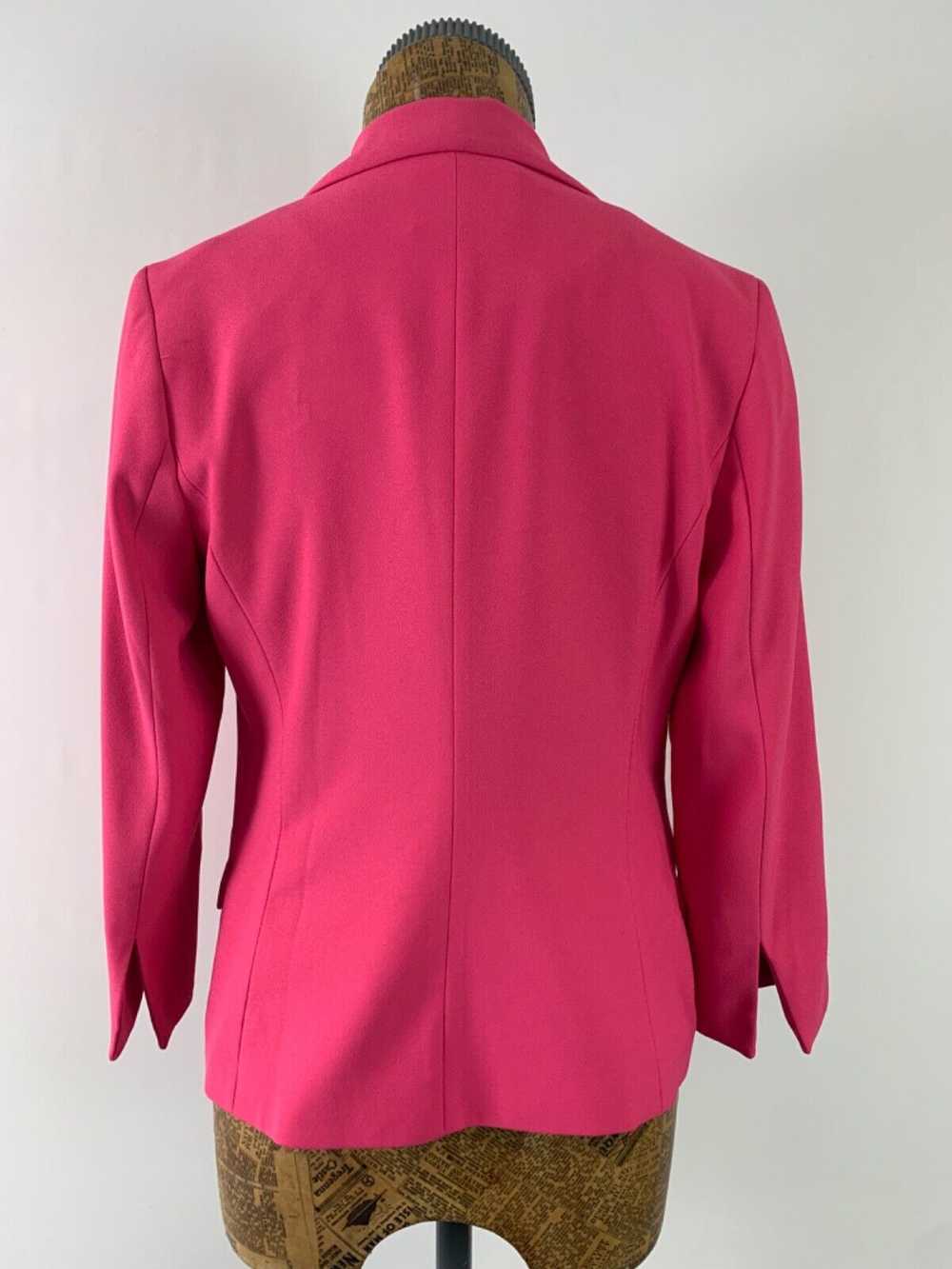 BERSHKA BLAZER JACKET MEDIUM FUCHSIA PINK Button … - image 2