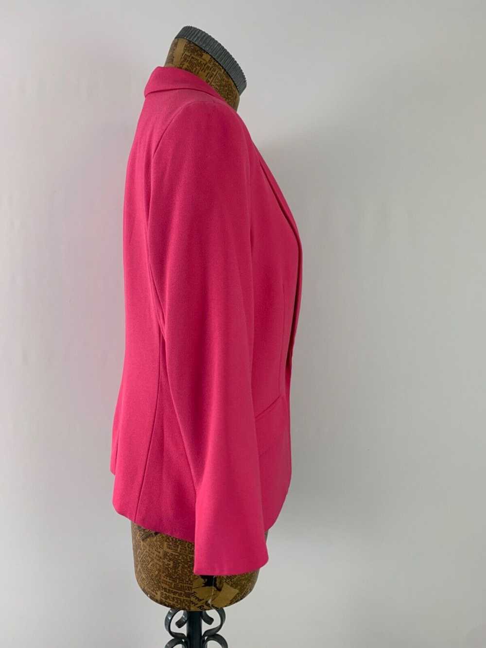 BERSHKA BLAZER JACKET MEDIUM FUCHSIA PINK Button … - image 6