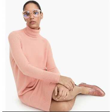 J. Crew Womens Cozy Yarn Turtleneck Sweater Dress… - image 1