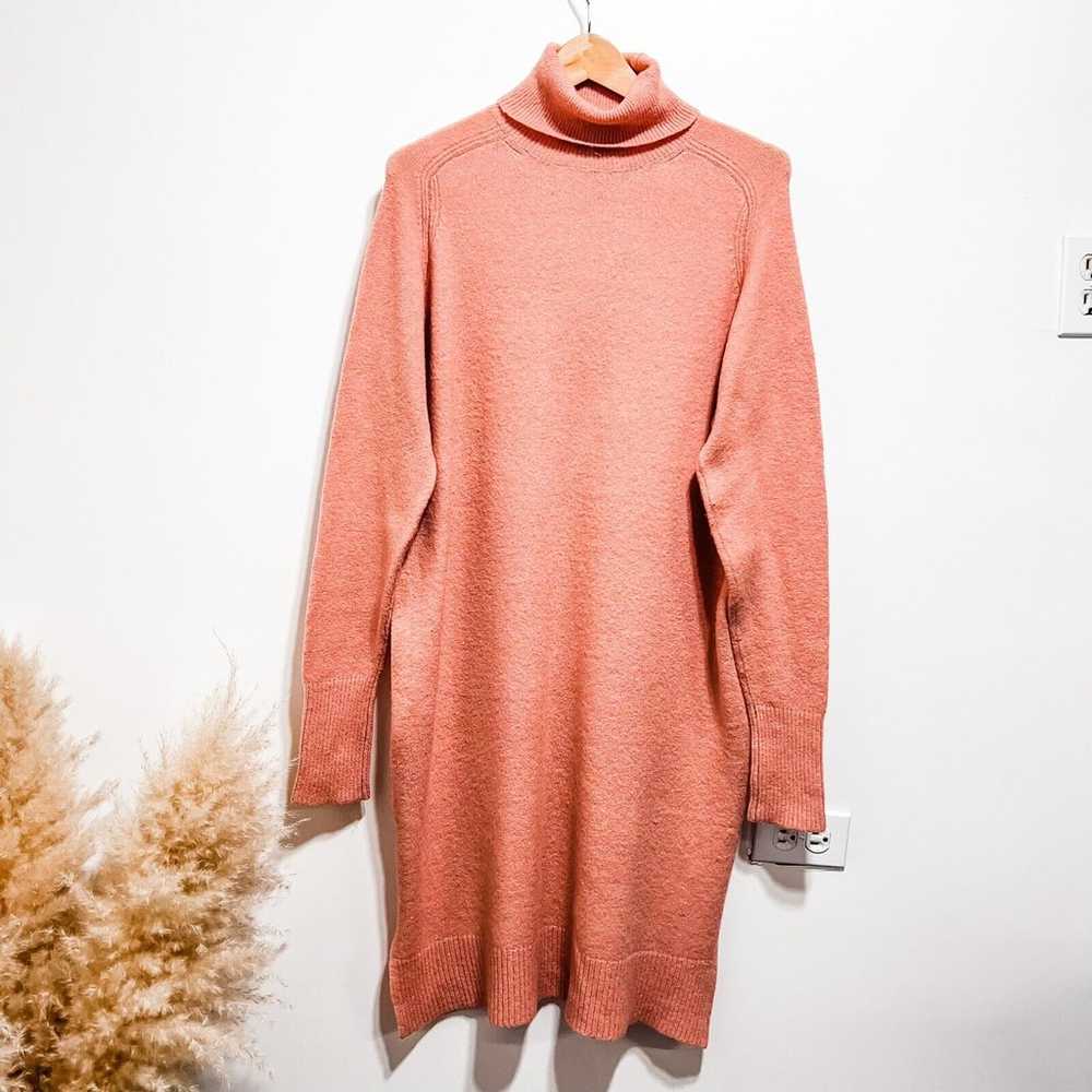 J. Crew Womens Cozy Yarn Turtleneck Sweater Dress… - image 8