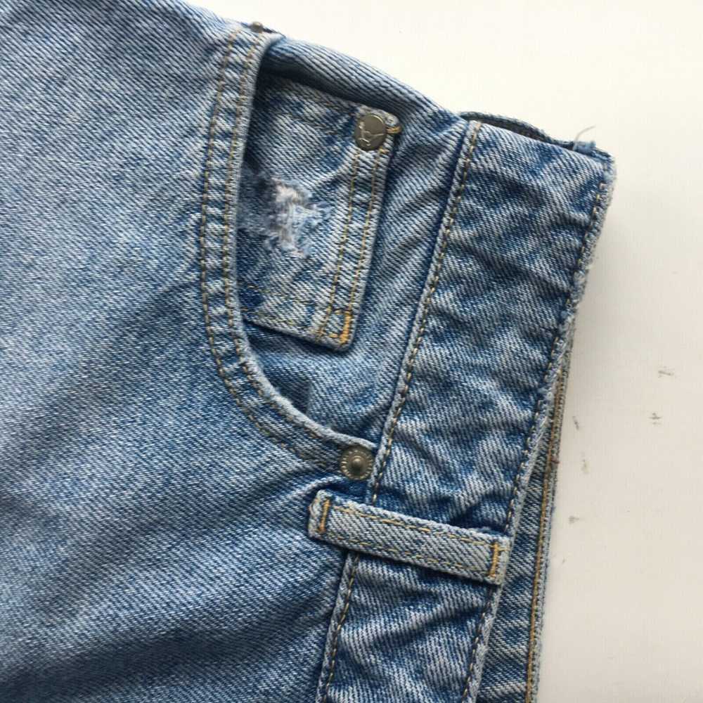 JACK WILLS DENIM MINI SKIRT Womens Uk 10 Blue Sto… - image 2