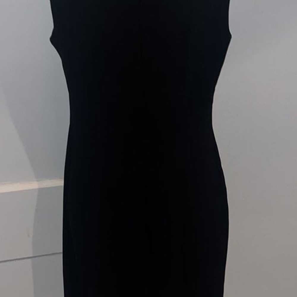 CDC black sleeveless sheath dress - image 3