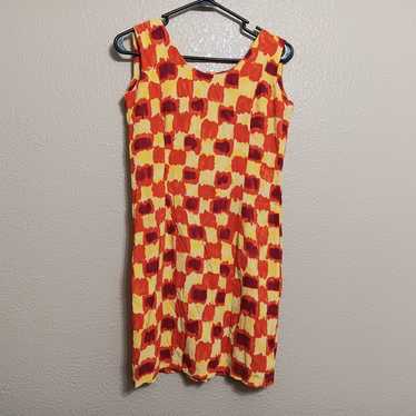 Jams World Vintage Yellow Orange Geometric Rayon … - image 1