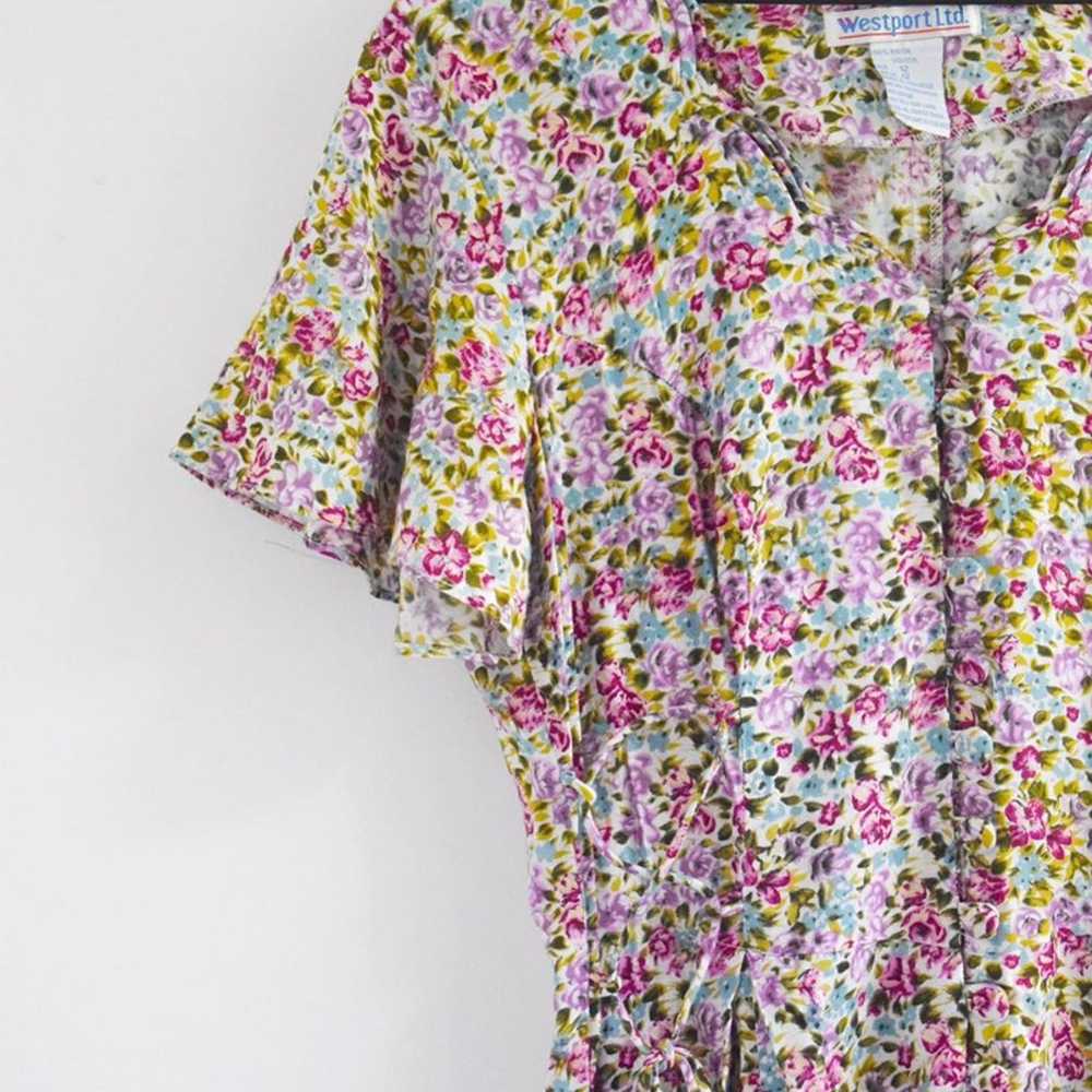 Vintage floral romper - image 3