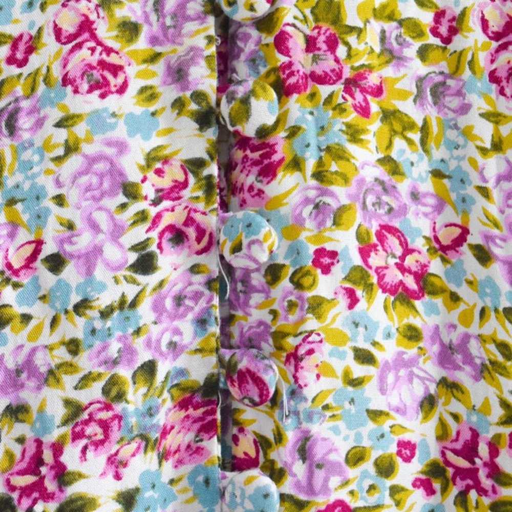 Vintage floral romper - image 4