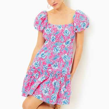 Lilly Pulitzer Nastia Floral Puff Sleeve Mini Dres