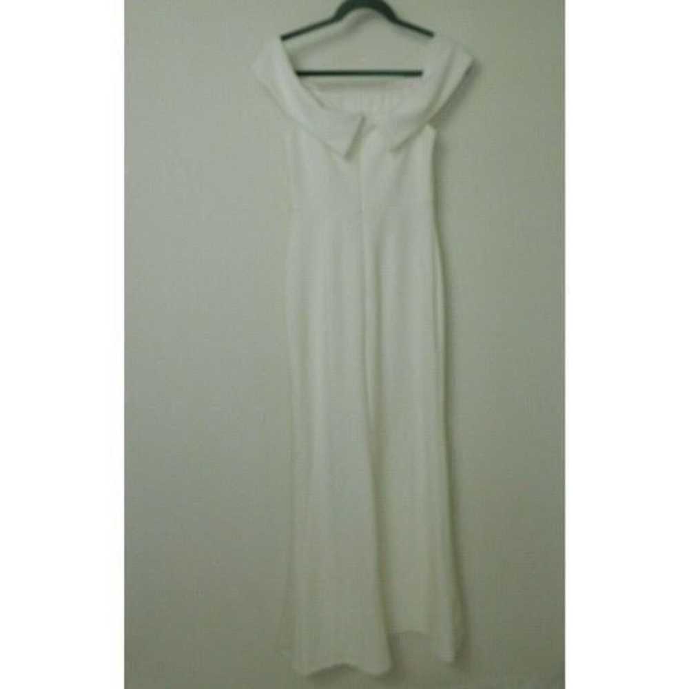 Lulu’s Dress Song of Love White Off-the-Shoulder … - image 5