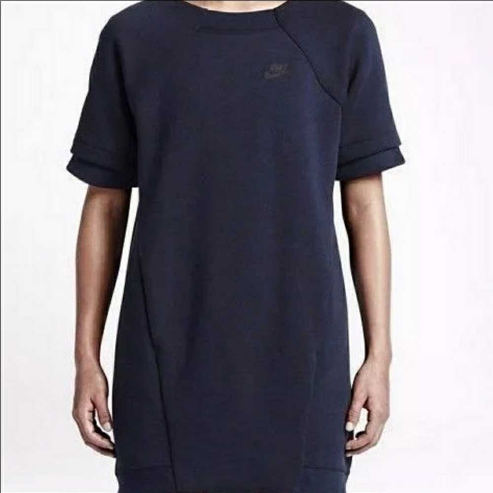 Nike Tech Fleece Dress Blue Small Raglan Sleeve W… - image 1