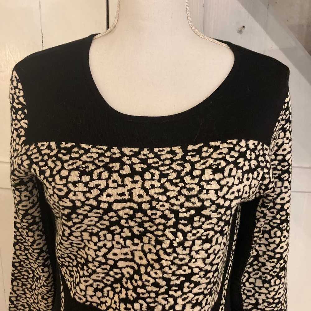 Gabby skye animal print dress large - image 2