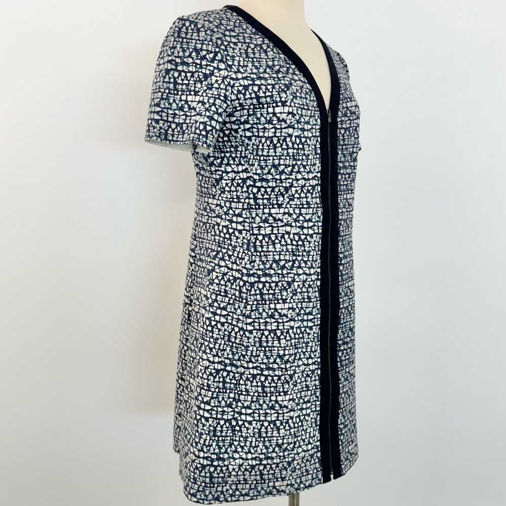 Tory Burch Geometric Print Zip Front Mini Dress P… - image 5