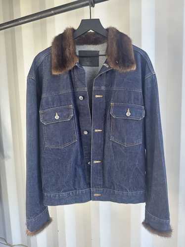 Gucci × Tom Ford Fur Collar Type 2 Denim Jacket