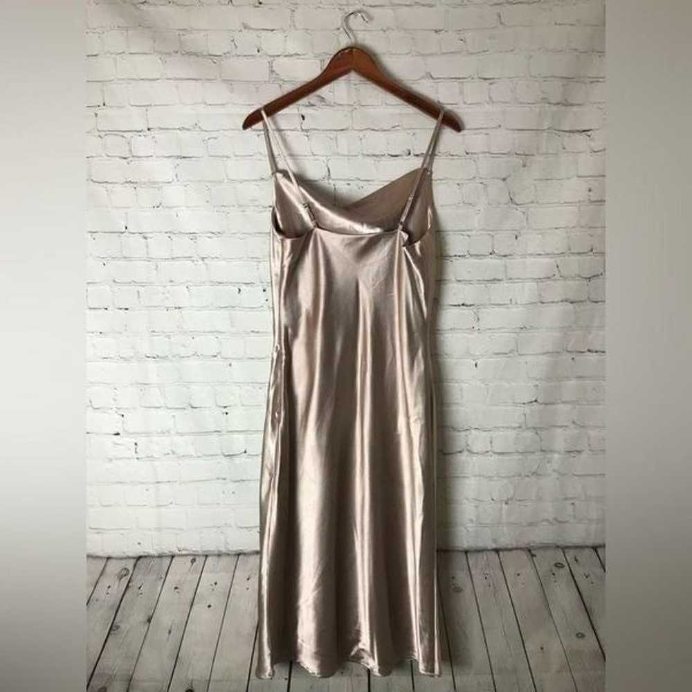 Birdy Grey Satin Midi Dress Medium - image 6