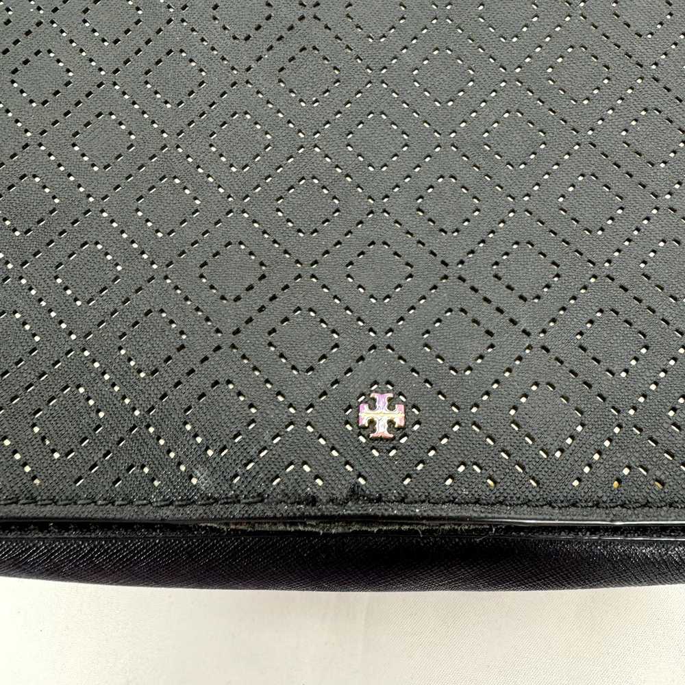 Tory Burch Black Robinson Perforated Diamond Chai… - image 12