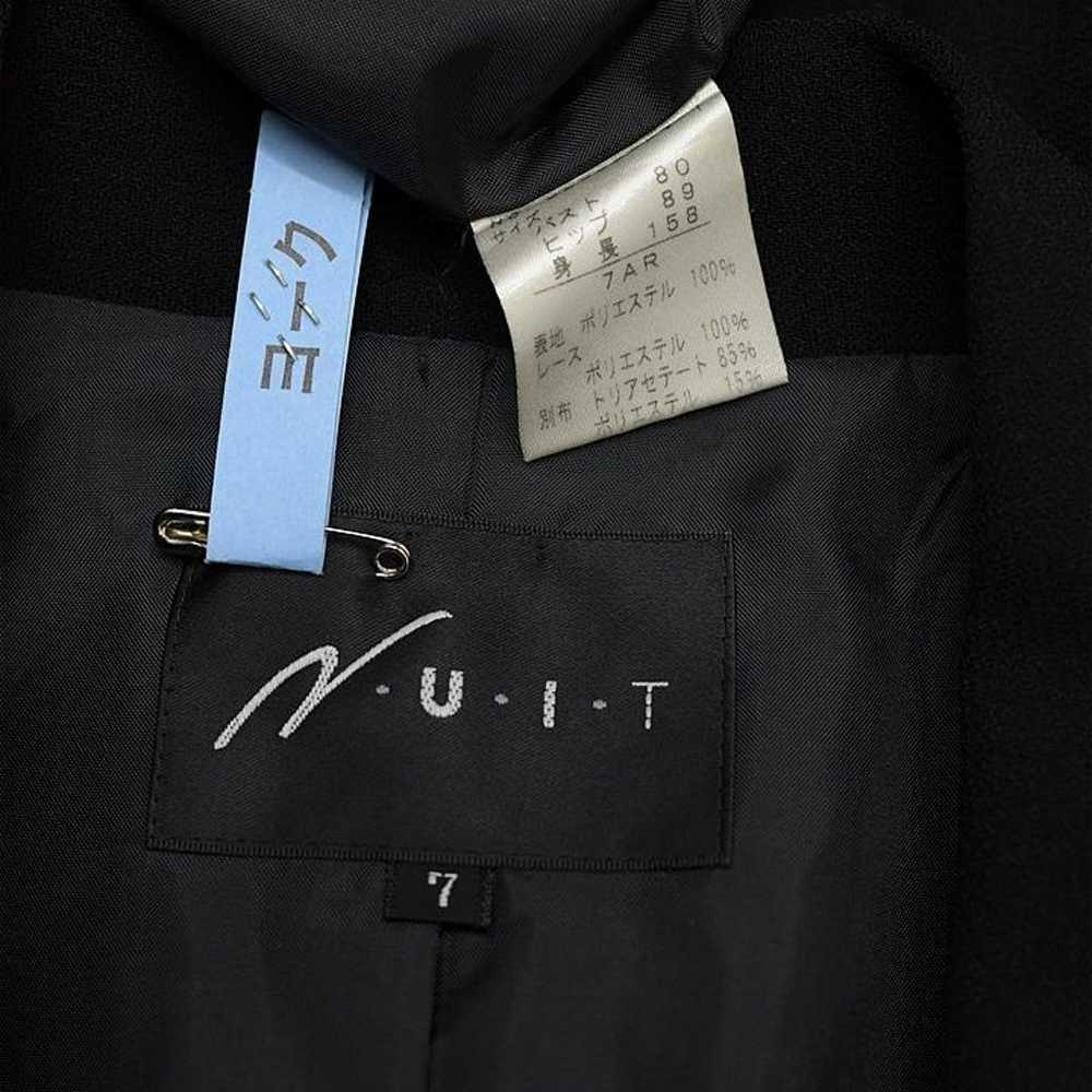 I427/ Like New NUIT Set-Up Ensemble Suit 7 Black … - image 11