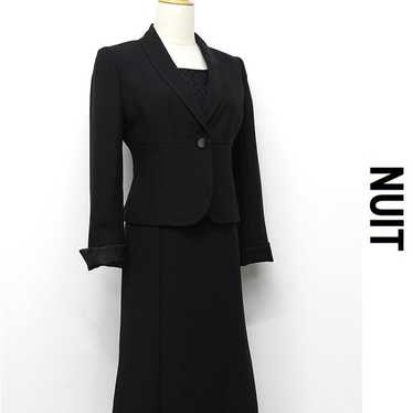 I427/ Like New NUIT Set-Up Ensemble Suit 7 Black … - image 1