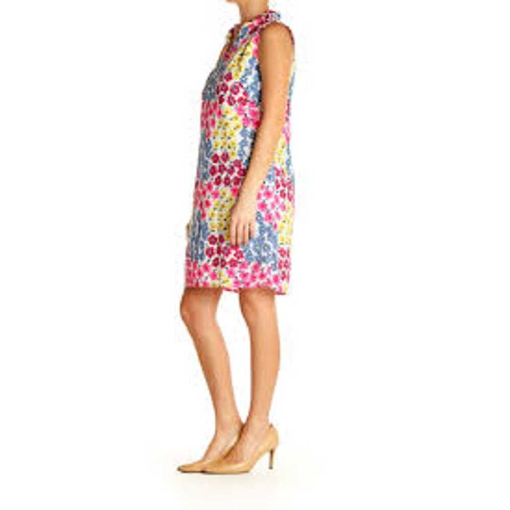 TALBOTS MULICOLOR FLORAL SHIFT DRESS SIZE 4 - image 1