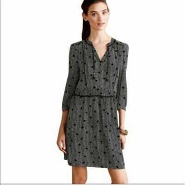 NEW Anthropologie Maeve Galen Black White Dress Si