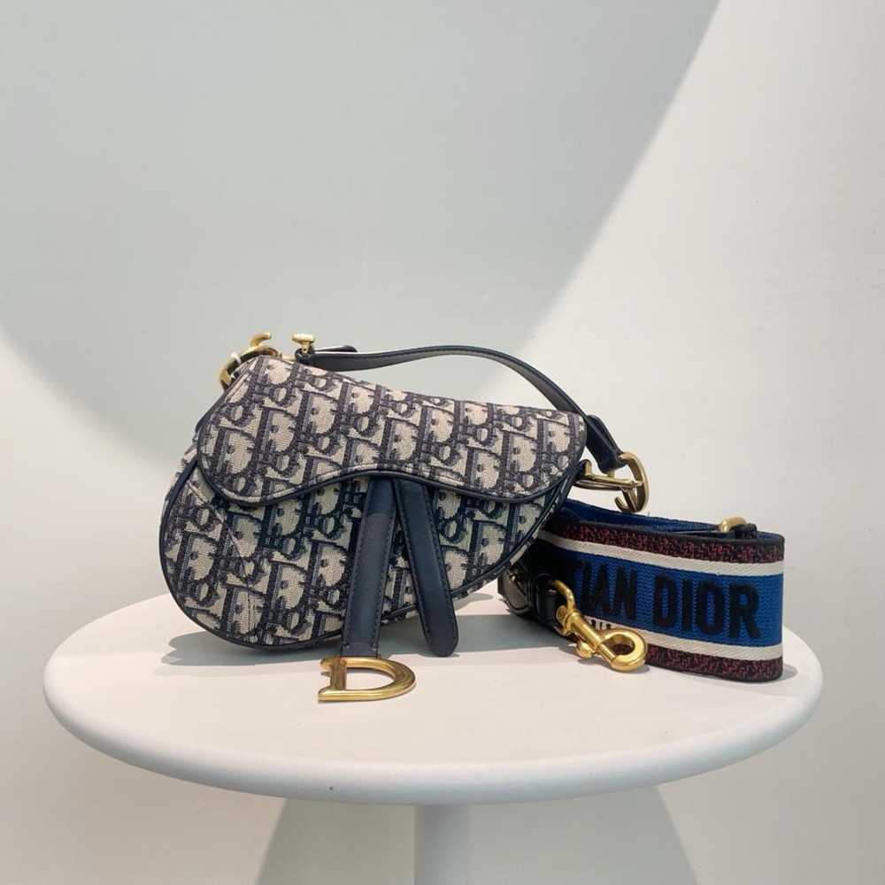 Dior Saddle cloth handbag - image 4