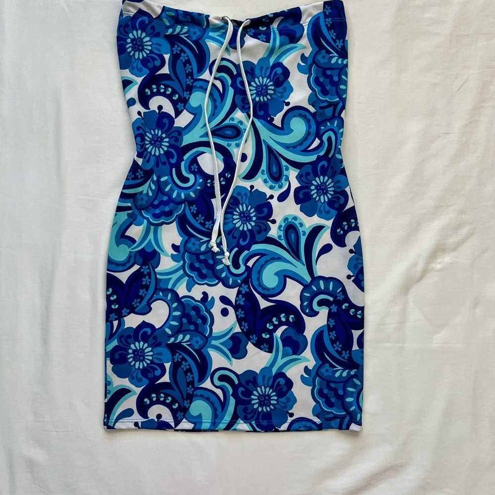 Vintage 90’s Halter Neck Mini Dress - image 2