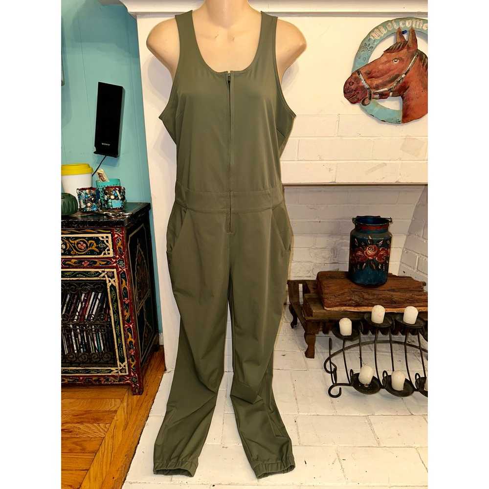 SPYDER SHIFT JUMPSUIT OLIVE THYME GREEN S - image 1