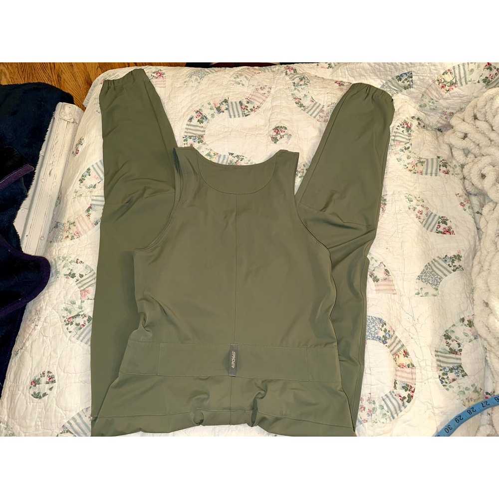 SPYDER SHIFT JUMPSUIT OLIVE THYME GREEN S - image 4