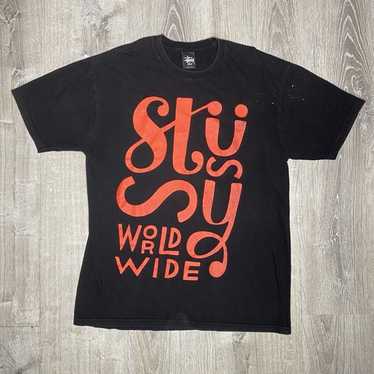 【STUSSY VINTAGE】Stussy Totem Warrior Tee Stussy Vintage 90' STUSSY WARRIOR MAN Stickman Tribe Tee
