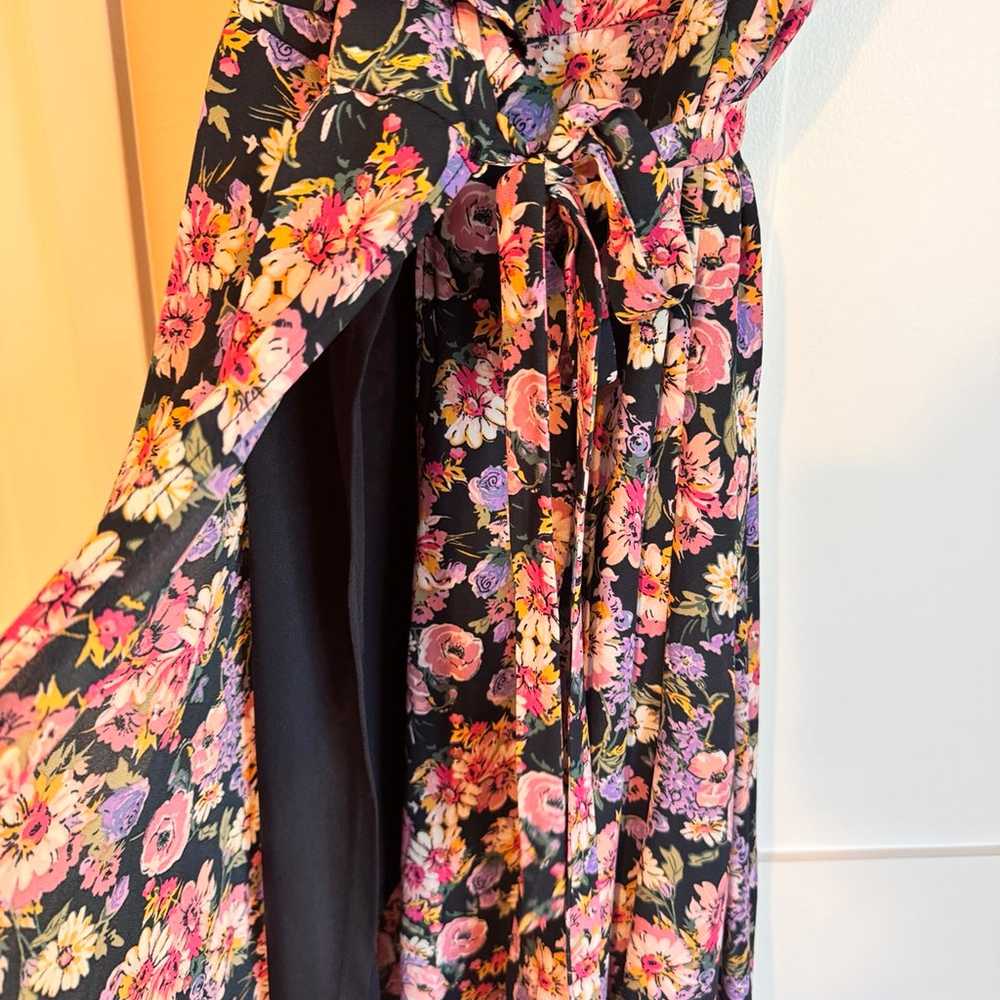 Floral wrap dress - image 2