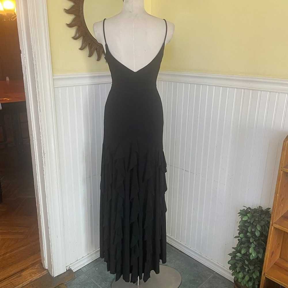 Scott McClintock 6 Vintage 90s Formal Black Dress… - image 2