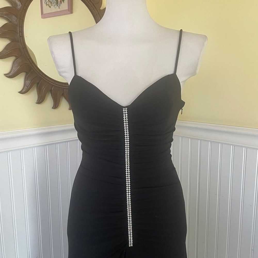 Scott McClintock 6 Vintage 90s Formal Black Dress… - image 7