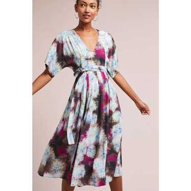 THE ODELLS Anthropologie Monrow Wrap Midi Dress M… - image 1